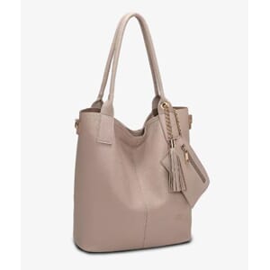 TOTE VESKE MARY LYS TAUPE LYCKE