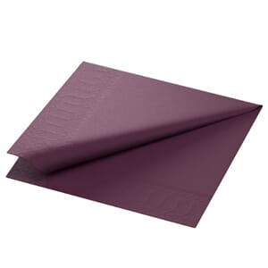 SERVIETT DUNI 3L 33CM PLOMME (125)