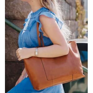 TOTE BAG TAN SKINN HOUSE OF NORDIC
