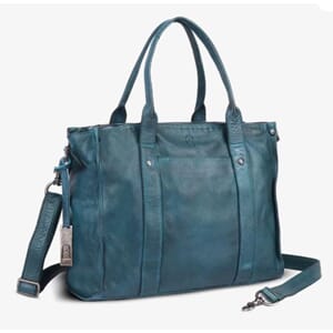 TOTE BAG VINTAGE PETROL SKINN HOUSE OF NORDIC