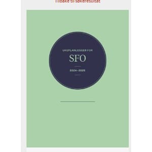 UKEPLANLEGGER FOR SFO 2024-2025 SPIRAL